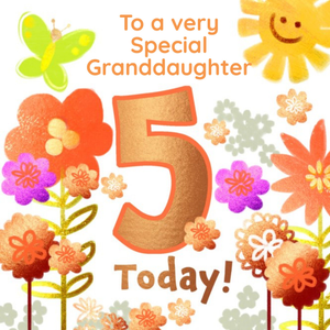 Moonpig To A Very Special Granddaughter Age Birthday Card