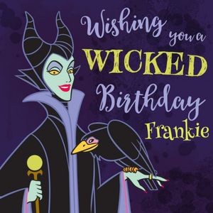 Disney Maleficent Wishing You A Wicked Birthday