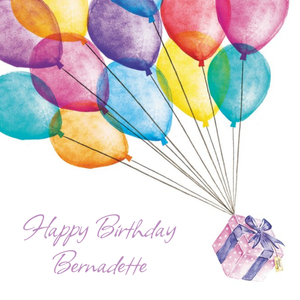 Moonpig Birthday Card - Birthday Present - Balloons