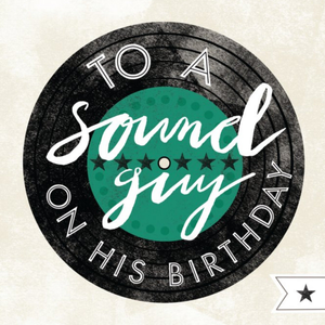 Moonpig Men's Birthday Card - Male Card - Vinyl - Record
