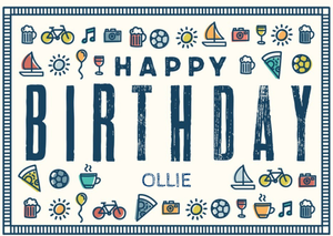 Hobbies Birthday Card