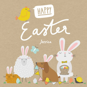 Moonpig Funimals Happy Easter Bunny Ears Card