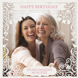 Moonpig Paper Frames Happy Birthday To My Amazing Mum Photo Upload Birthday Card