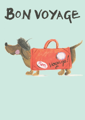 Cute Bon Voyage Leaving Card