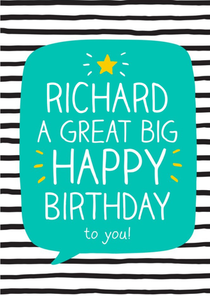 A Great Big Happy Birthday to you!