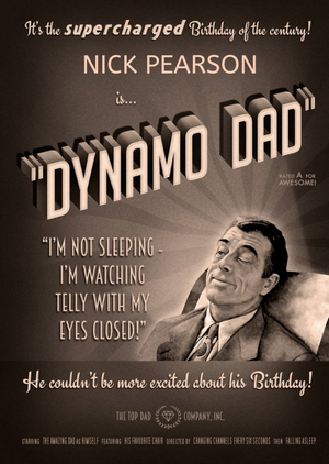Film Noir Dynamo Dad Card