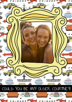 Friends TV Photo upload Birthday Card