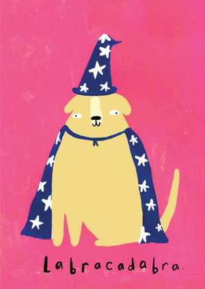 Labracadabra Birthday Card