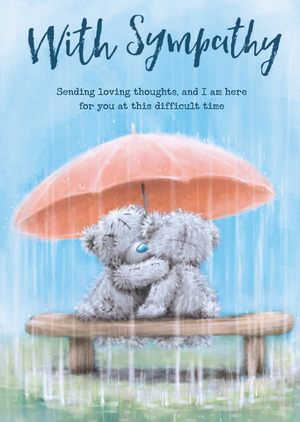 Tatty Teddy - Cute Sympathy card