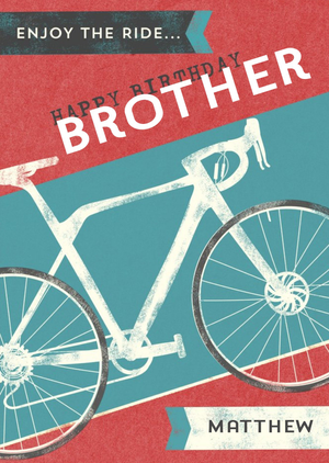 Bicycle Birthday Card