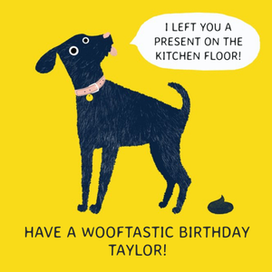 Moonpig Wooftastic Birthday Card - From The Dog