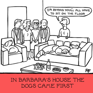 Dogs First Personalised Greetings Card