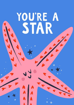 You're A Star Thank You Card