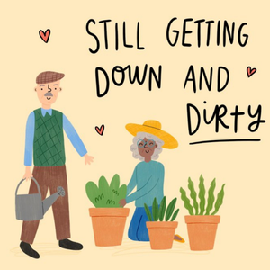Moonpig Cute Humour Love Anniversary Gardening Plant Pots Card