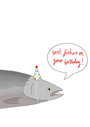 Funny Fish Best Fishes On Your Birthday Card