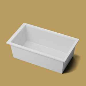 1800 x 1050 Deep Soaking Tub – 600mm Depth – Wide Rectangular – Omnitub