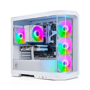 AWD-IT PANO Intel i5 12400F DDR5 RTX 5060 8GB White Desktop PC for Gaming