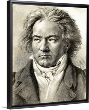 Portrait Of Ludwig Van Beethoven