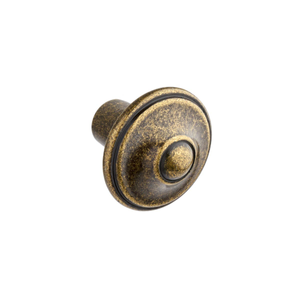 Pointed Cabinet Knob 30mm Antique Brass (2 pack)