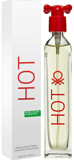 BENETTON HOT by UNITED COLORS 3.4 oz Perfume 3.3 EDT New in Box