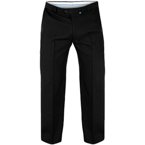 D555 Mens Max Big & Tall Kingsize Xtenda Waist Trousers - 46 L / Black