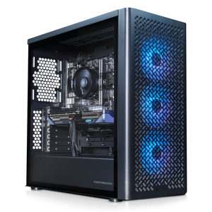 AWD-IT Elite 502 Ryzen 5 5500 Six Core Radeon RX 7600 XT 16GB Desktop PC for Gaming