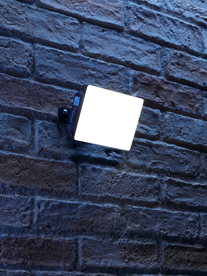 Auraglow Integrated LED Flood Light 4000K-Black-20W - 1650lm-Standard On/Off