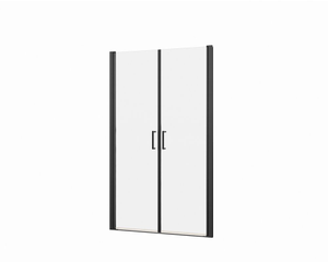 Douche Pendeldeur 120x195cm 6mm Nano glas mat zwart serie Emma