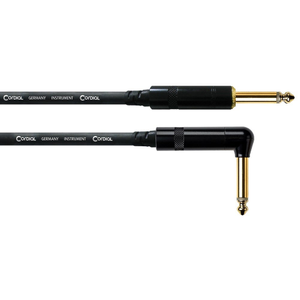 Cordial Essentials REAN 1/4" Gold RA Plug 1/4" Mono TS Cable (1.5m)