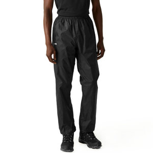 Regatta Mens Pack It Walking Waterproof Overtrousers - XL / Black
