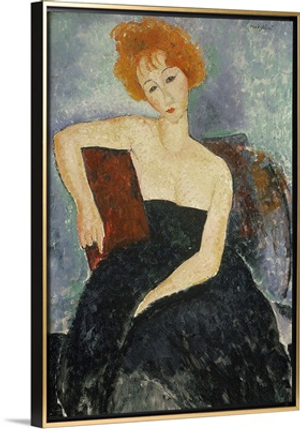 Redheaded Girl In Evening Dress, 1918