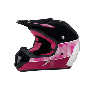 Ski-Doo Ladies XC-4 Cross Open Face Snowmobile Helmet Pink