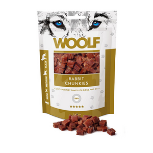 Woolf Dog Treat - Rabbit Chunks