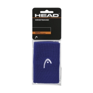HEAD Logo 5in Big Wristbands - Blue