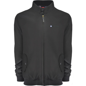 Lambretta Mens Target Shower Resistant Harrington Jacket - 2XL / Black