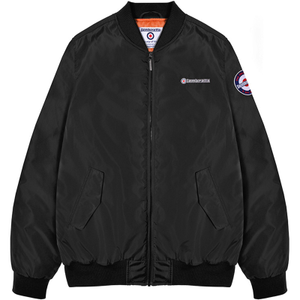 Lambretta MA1 Badged Bomber Jacket - S / Black