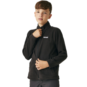 Regatta Kids King II Full Zip Fleece - 14 Yrs / Black