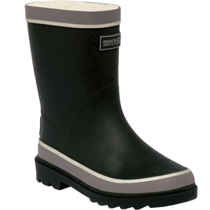Regatta Kids Foxfire Reflective Wellies - 4 UK / Black