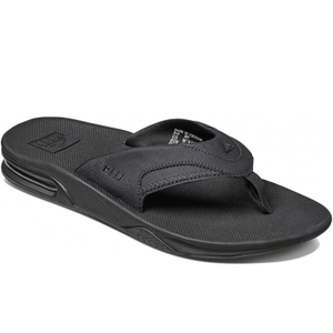 Reef Mens Fanning Flip Flops - 11 UK / All Black