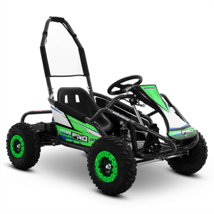 FunBikes Funkart Pro 1000w 48v 12ah SLA Green Kids Electric Go Kart