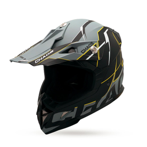 Chaos CX-1 Adult Motocross Crash Helmet Nardo Grey