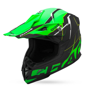 Chaos CX-1 Adult Motocross Crash Helmet Viper Green