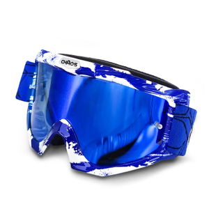 Chaos Kids MX Goggles Blue Black