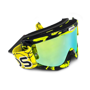 Chaos Kids MX Goggles Yellow Black