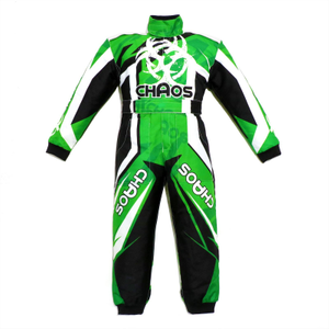 Chaos Kids Off Road Motocross Suit Green