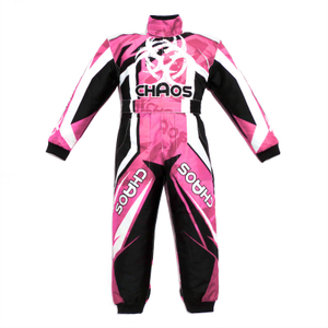 Chaos Kids Off Road Motocross Suit Pink
