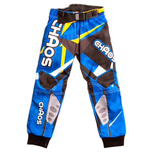 Chaos Kids Off Road Motocross Trousers Blue 