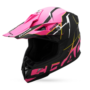 Chaos CS-1 Kids Motocross Crash Helmet Power Pink