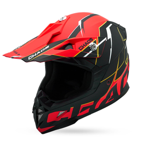 Chaos CS-1 Kids Motocross Crash Helmet Inferno Red