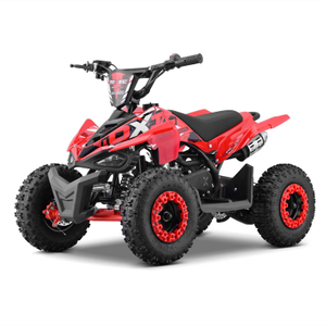 FunBikes Toxic 50cc Red Kids Mini Petrol Quad Bike